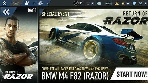 BMW M4 F82 《Razor》 | Day 4 | RETURN OF RAZOR | NEED FOR SPEED NO LIMITS