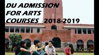 UNDERGRADUATE ADMISSION 2018-2019 IN DU
