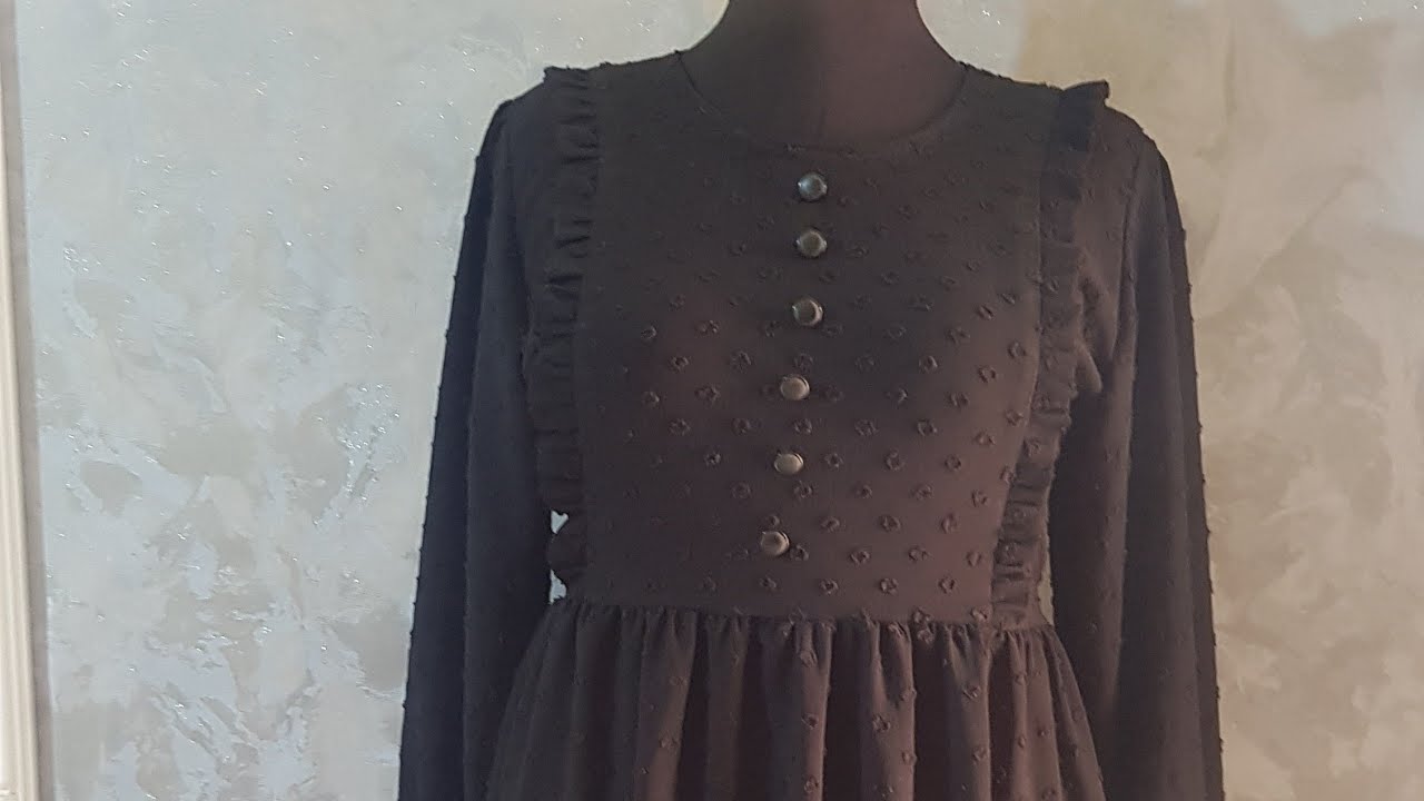 اول موديل لمحرم (فصال +خياطه)فستان اسود