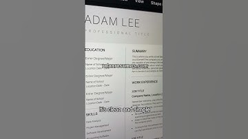 Make a Lasting Impression with a Professionally Designed Resume Template