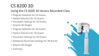 CS 8200 3D: Using the CS 8200 3D Access Recorded Class