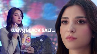 Lays | New Wavy Black Salt | Ramsha Khan