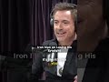 Robert Downey Jr iron man on losing his eyesight