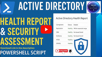 Hoe u een Active Directory-statusrapport genereert met PowerShell | Zelfstudie beveiligingsbeoord...