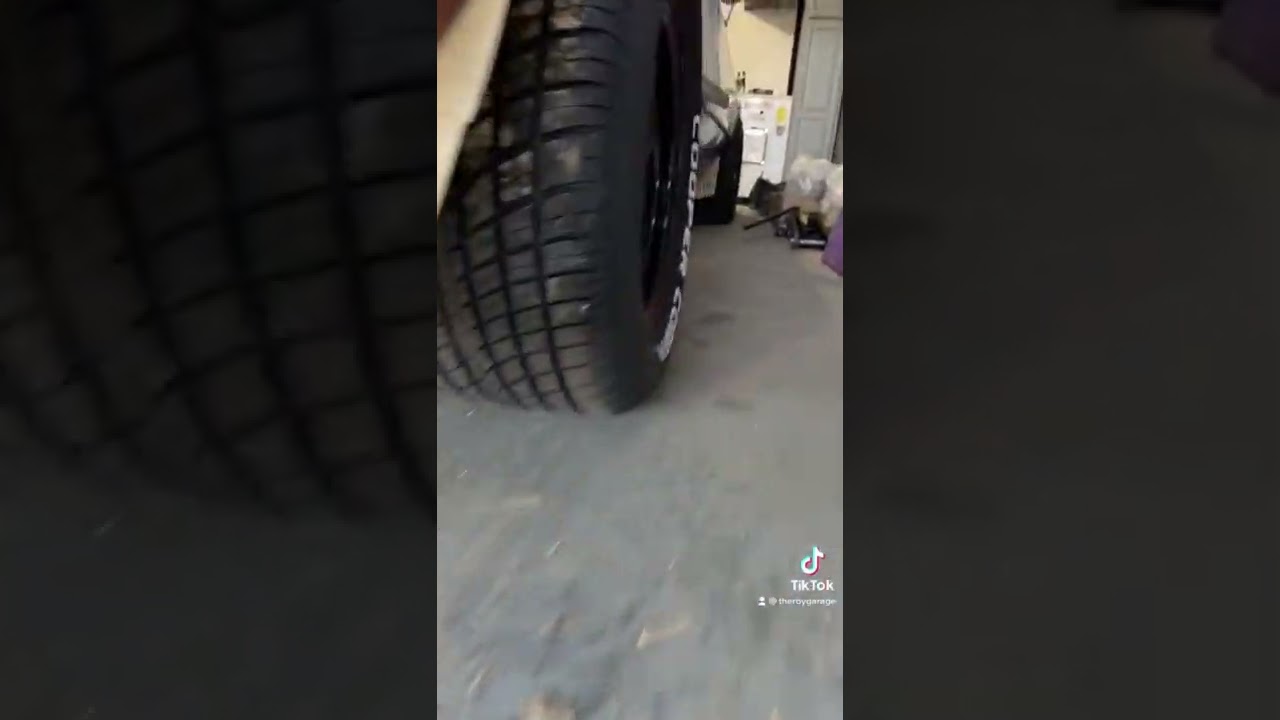 Thick Cooper Cobra Tires On The 1982 El Camino