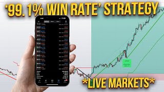 99.1% WIN RATE secret TradingView indicators strategy tested on LIVE MARKETS!! *REAL RESULTS*