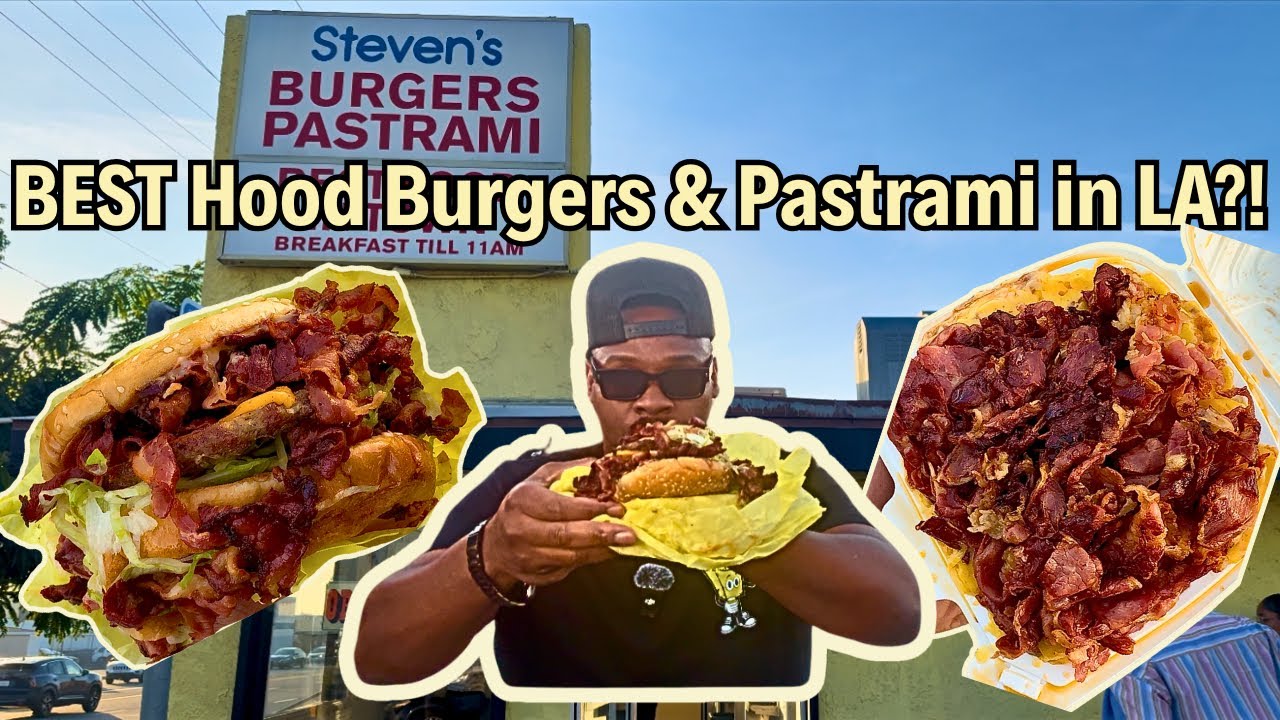 В Steven’s лучшие Hood Burgers в Лос-Анджелесе?! А ещё лучшая пастрами в Лос-Анджелесе?