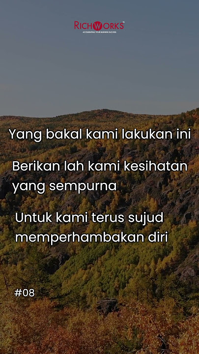 Doa #8 - Untuk terus Kekal Istiqomah