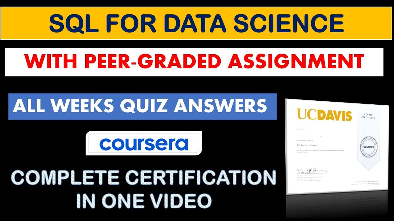 peer graded assignment coursera what is data science