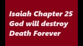Isaiah Chapter 25, Book of Isaiah, Catholic Bible Study, Fr. Tim Peters