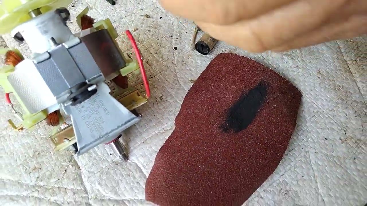 القطعة دي بديل الشربون لاي ماتور يعمل بالشربون أو الفحمات  شاهد