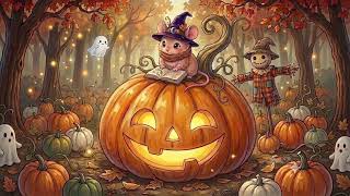 🍂 Cozy Autumn Halloween🎃 | 1 Hour Lofi for Studying, Relaxing & Focusing ☕ screenshot 4