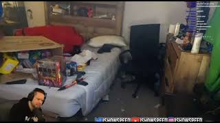 Troydan  reacts to ishowspeed almost burning his house down