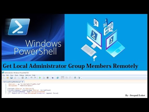 Get Local Group Members From Remote computers