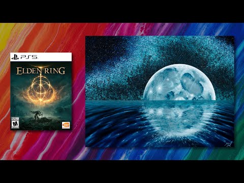 Painting Time-Lapse | Elden Ring - “'Lunar Mirror"