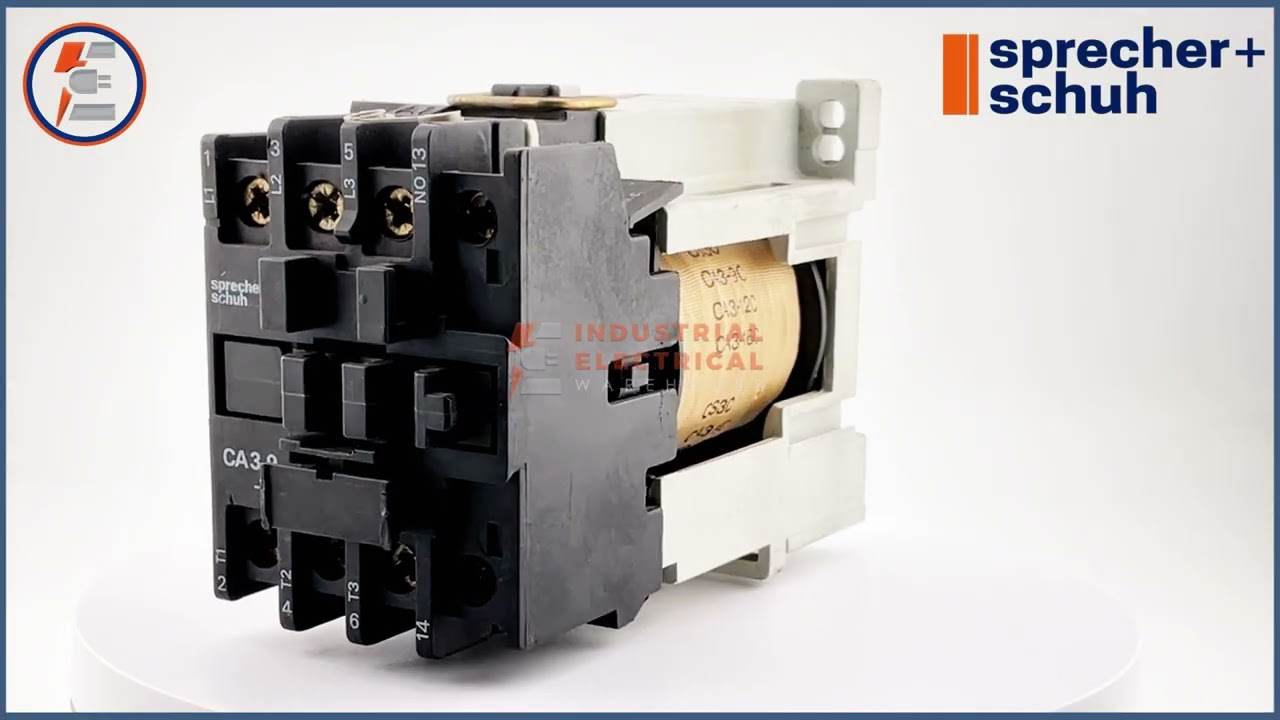 Sprecher + Schuh CA3-9-10 Motor Starter | 4-Pole 240V 24A 3-Phase 50Hz Coil