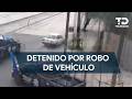 Hombre es detenido por robo de vehículo en la avenida Benito Juárez en Guadalupe