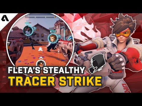 Fleta's Stealthy Tracer Strike - Pro Overwatch 2 Micro Plays