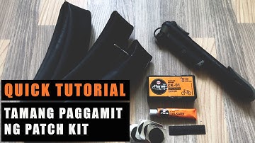 Vulcanized Punctured Inner Tube | Quick Tutorial