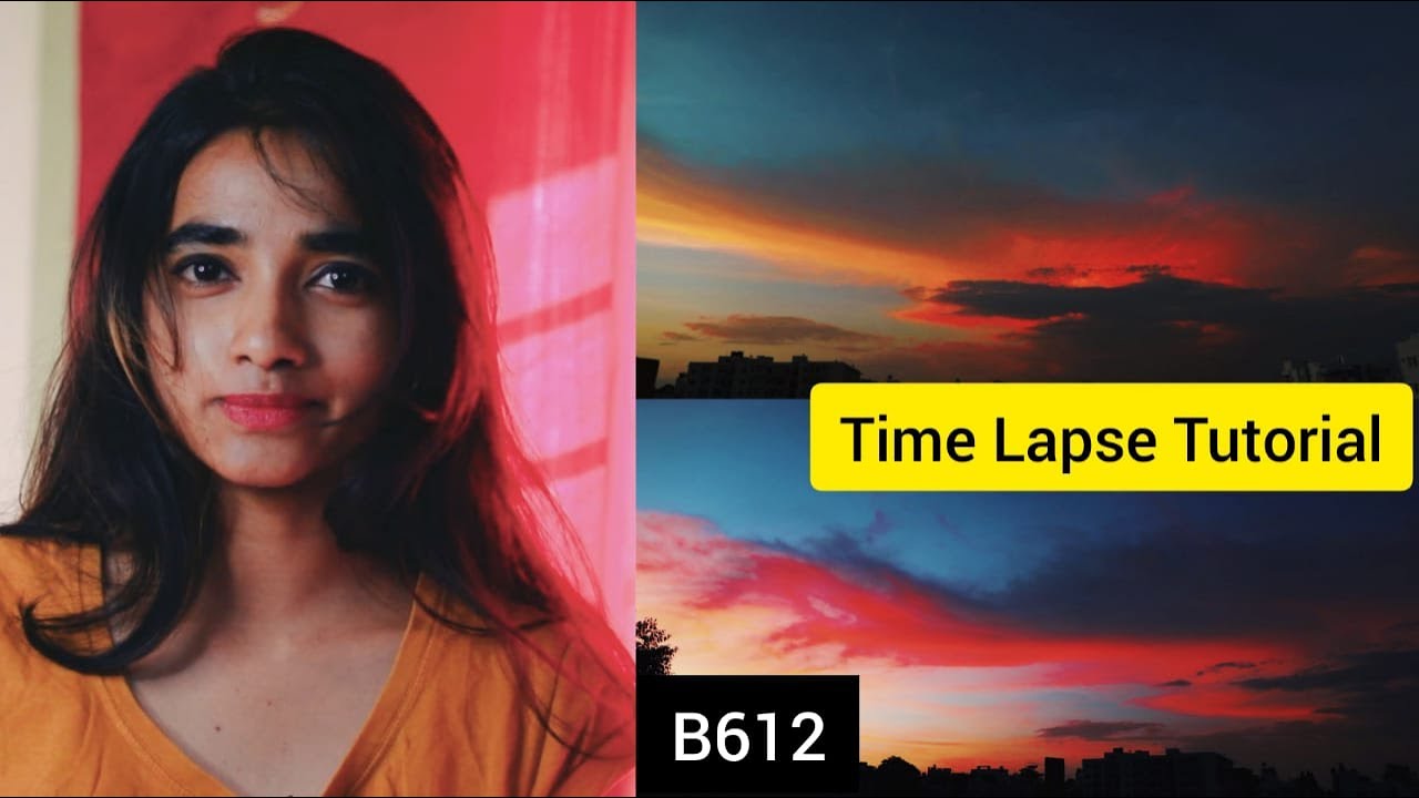 Time Lapse tutorial with settings | B612