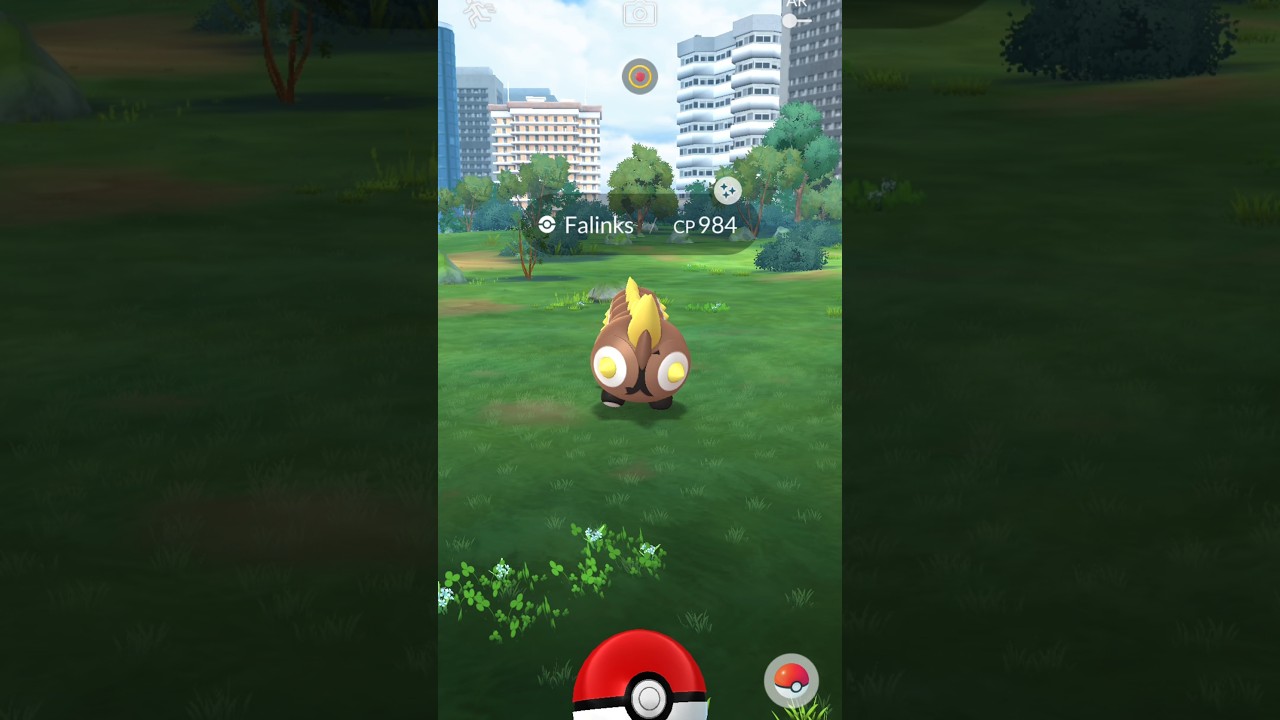 I caught shiny falinks✨ || Pokemongo || 