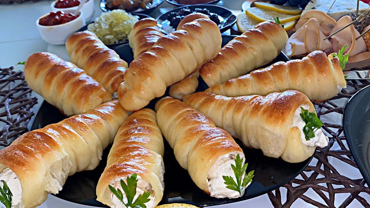 Kifle te mbushura qe behen per mrekulli Enfes kremali pogaca tarifi