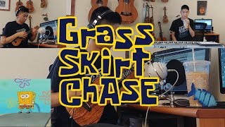 Video thumbnail of "Grass Skirt Chase Cover but Played with Spongebob Sounds"