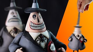 HIS HEAD SPINS! Sculpting THE MAYOR from The Nightmare Before Christmas! Polymer Clay Tutorial