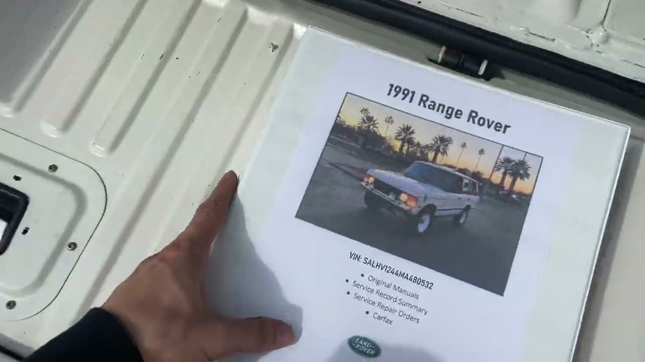 Maintenance Records & Extras Included | 1991 Range Rover Classic SWB