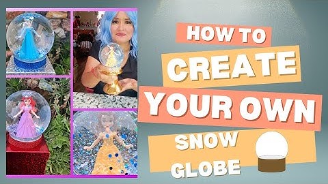 ❄️✨️DIY DOLLAR TREE SNOW GLOBES!! ✨️❄️
