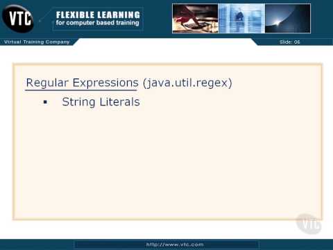 VTC Player   Advanced Java Programming Java SE 7, Introduction to Regular Expressions