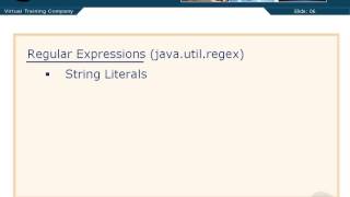 VTC Player   Advanced Java Programming Java SE 7, Introduction to Regular Expressions