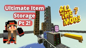 ATM7 Episode 11 - How to Connect AE2 To Drawers | Beginner Tutorial Guide To Modded