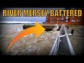 A Very Choppy River Mersey During Storm Gerrit - Liverpool -