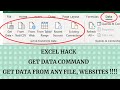 Get Data | Excel tips & hacks | AI power of Excel
