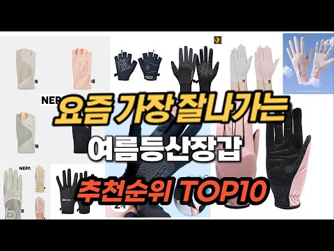 2024년 여름등산장갑 추천 순위 TOP10