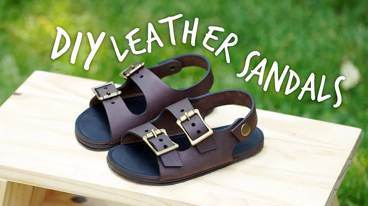 Simple No-Sew Leather Baby Sandals (FREE Pattern)!