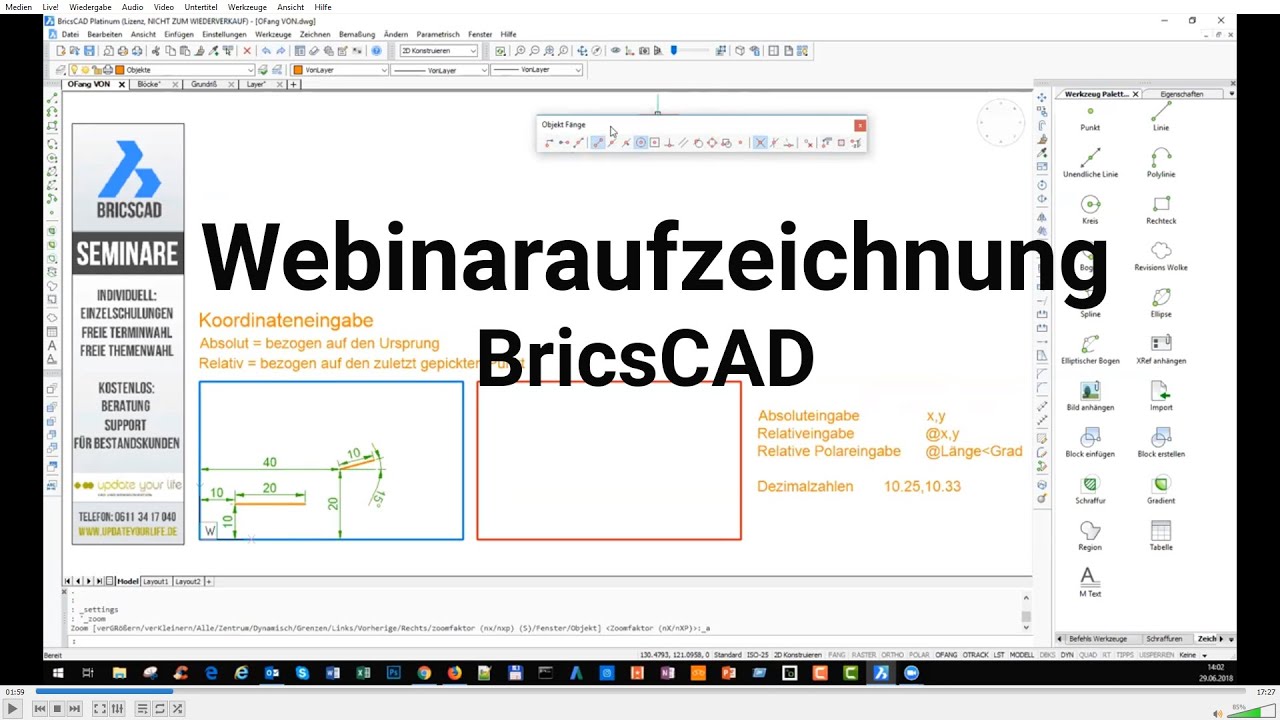 BricsCAD Webinar mit Nicolea Werle