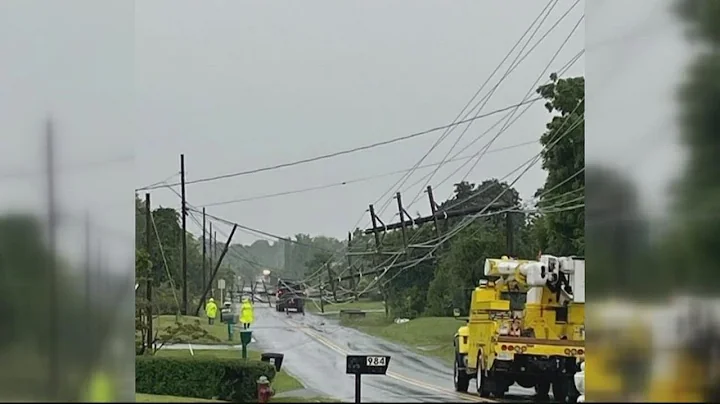 Power restored after storm downs poles in Frederic...