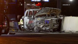 Driver Dies In High Speed Fiery Crash, Houston, TX