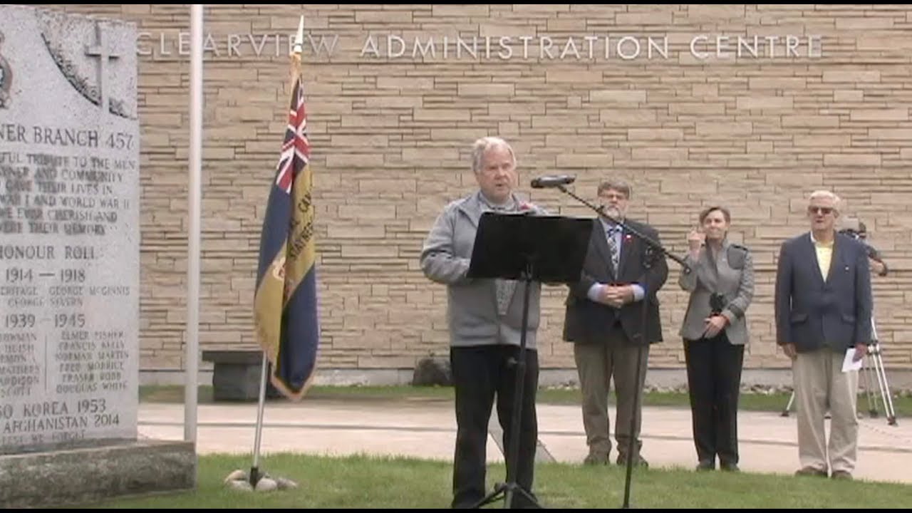 Stayner Heritage Society - Veterans Banner Ceremony 2019