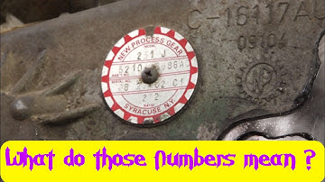 Transfer Case Tag Decoded