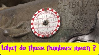 Transfer Case Tag Decoded