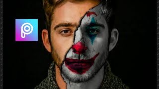 How to make joker face/joker face/PicsArt photo editing tutorial screenshot 4