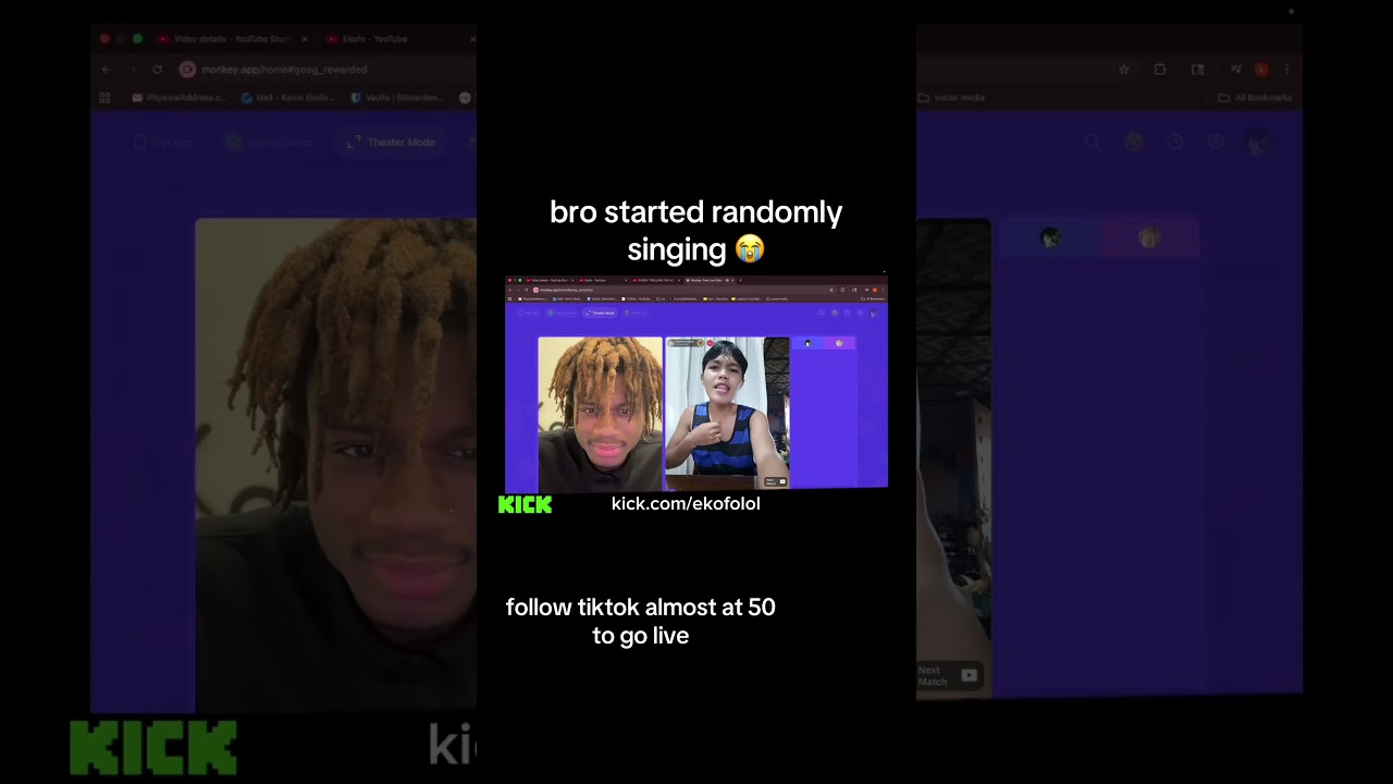 he started singing 😭 