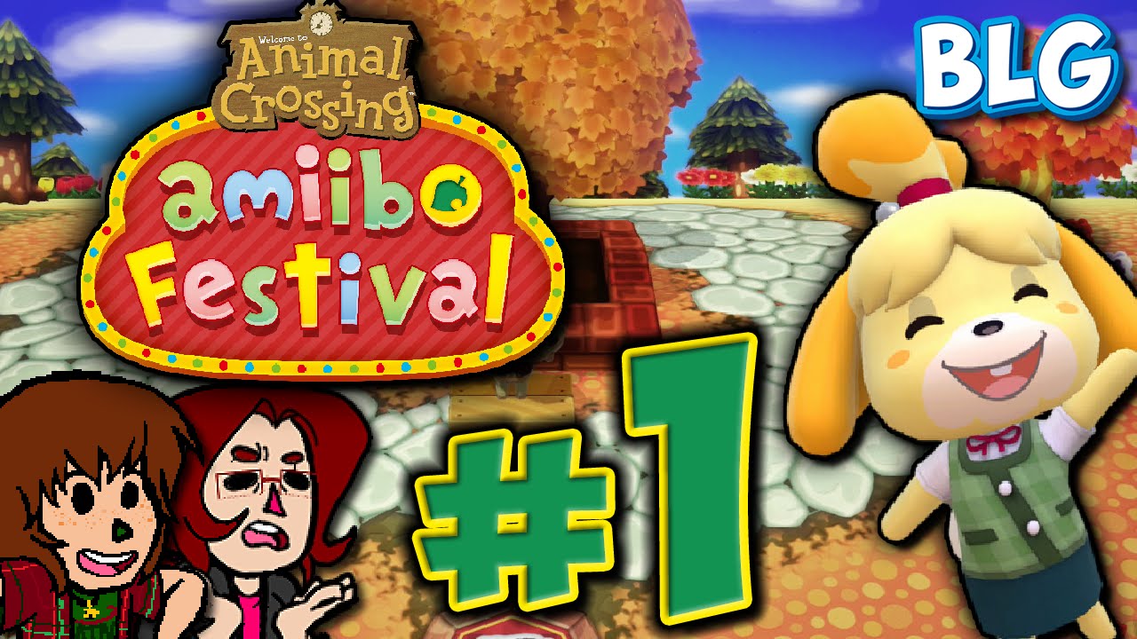 Let's Play Animal Crossing Amiibo Festival Part 1 Family