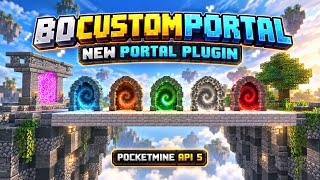NEW BDCustomPortal Plugin | Hypixel-Style Portals for PocketMine-MP API 5 🔥