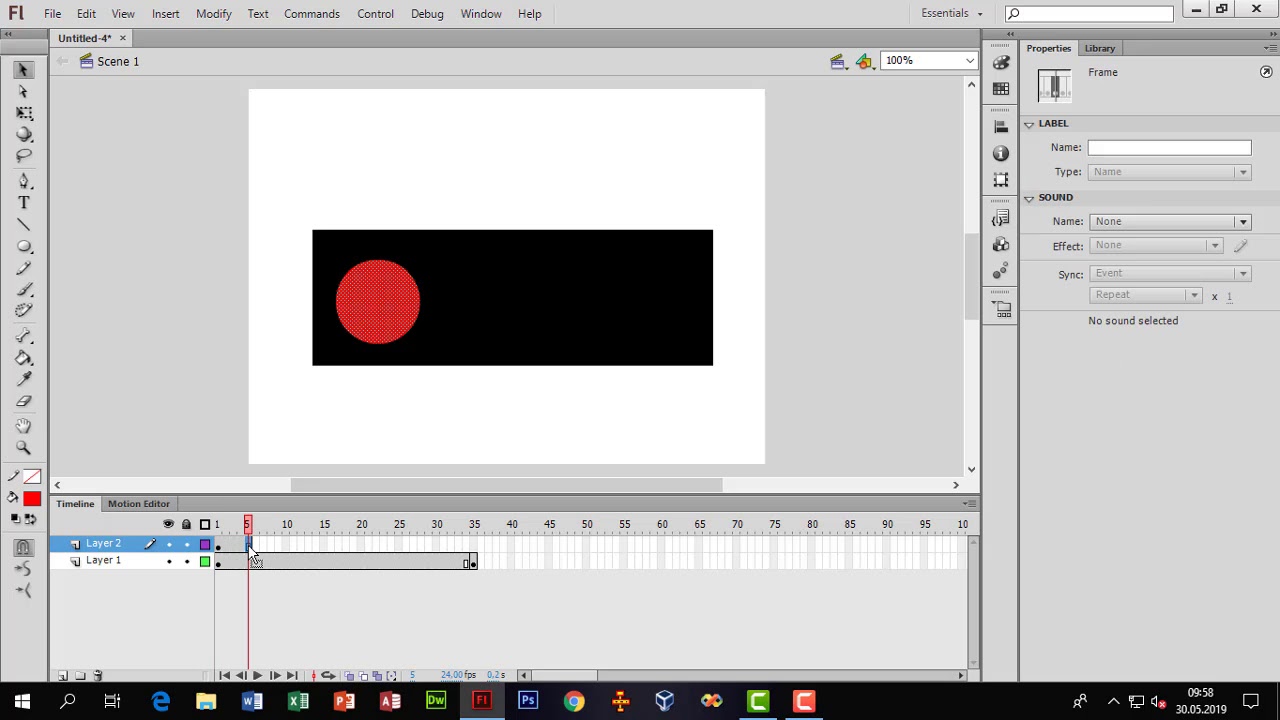 Adobe Flash Professional CS6 | Trafik Lambası - YouTube