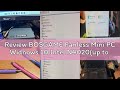Review BOSGAME Fanless Mini PC Widnows 10 Intel N4020(up to 2.6GHz), 4GB LPDDR4 RAM/ 64GB eMMC Mini