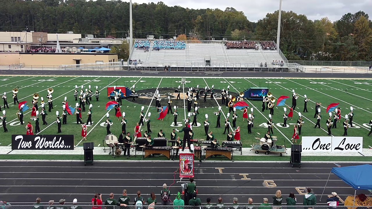 GHS Marching Band 2017 competition show Fayette County High School